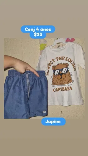 Roupas de menino 4/5 anos