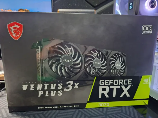 Placa de vídeo RTX 3070 MSI VENTUS 3X PLUS