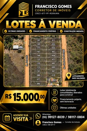Oportunidade única,terrenos disponíveis para venda financiamento próprio ..