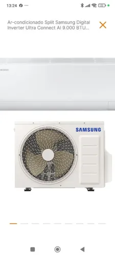 Ar Condicionado Samsung 9000btus Novo