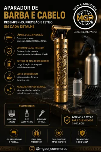 Máquina de Barba e Cabelo