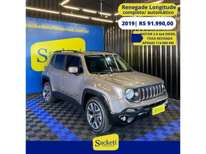 Jeep Renegade Longitude 2.0 4X4 TB Diesel AUT 2019