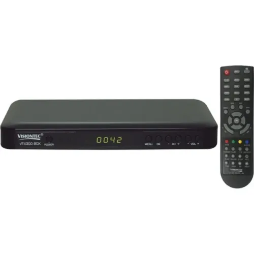 Receptor Anadigi Hd Vt4300 Box Preto Visiontec