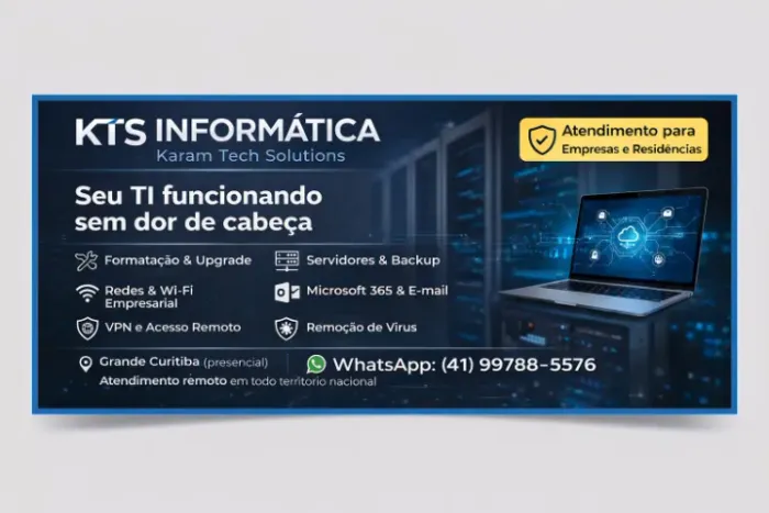 Precisa de suporte técnico de confiança em Curitiba?