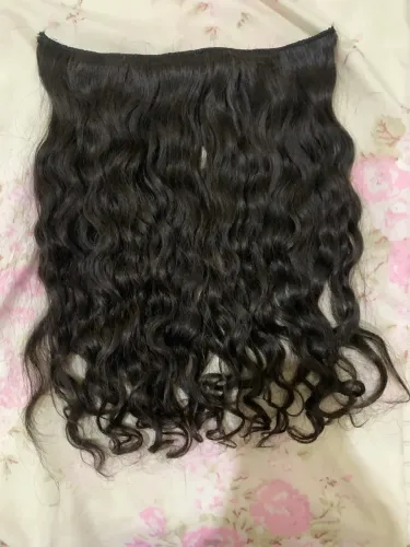 Mega Hair Cacheado Humano - 35cm | 96g | Método Tic Tac