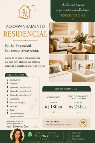 Limpeza e Organização 