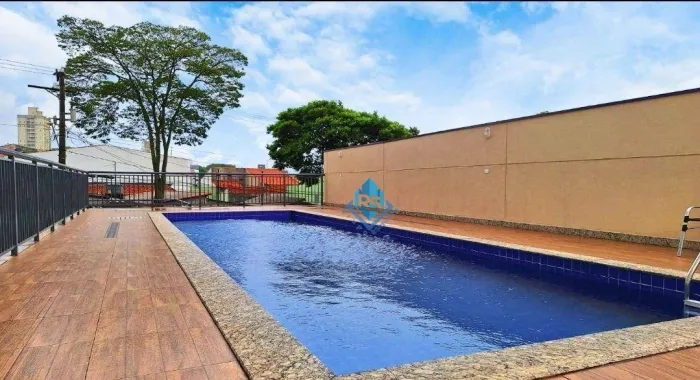 Apartamento com 2 dormitórios para alugar, 50 m² por R$ 2.838,00/mês - Vila Eldízia - Sant