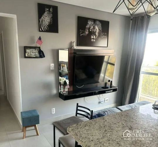 Apartamento mobiliado para locação no Condomínio Villa Helvetia em Indaiatuba-SP!