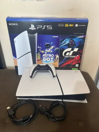 Ps5 Slim Novo Com NF e 8 Meses de Garantia