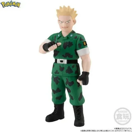 POKEMON SCALE WORLD - BANDAI - LT SURGE TREINADOR TRAINER