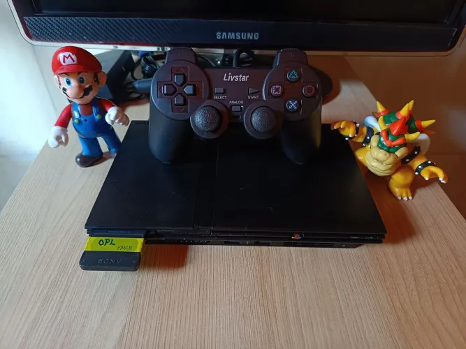 Ps2 2 controles + garantia!!!!
