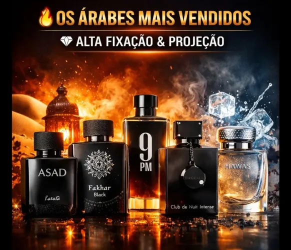 PERFUMES ÁRABES ORIGINAIS PRONTA ENTREGA PARCELADO SEM JUROS 