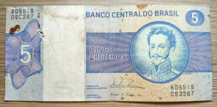 Cédula 5 Cruzeiros