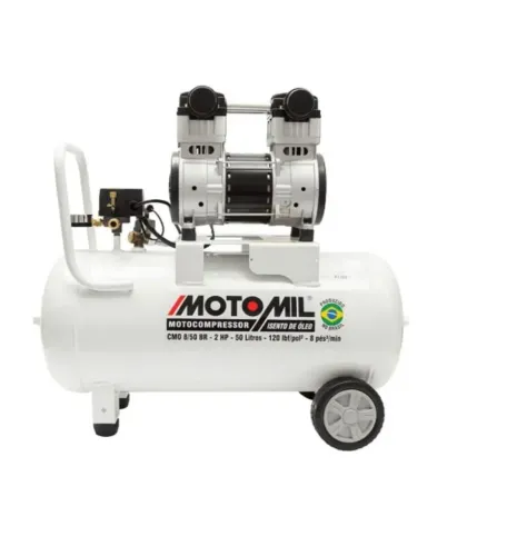 Compressor Motomil silencioso - 50 litros usado