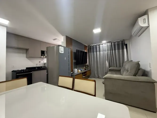 Vendo Ello Vaca Brava, apartamento com 2 quartos, mobiliado, lazer completo