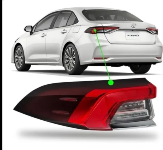 Lanterna Led Canto Lado Esquerdo Corolla Altis 2022