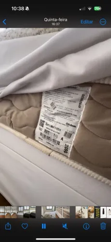Cama box de casal baú Ortobom