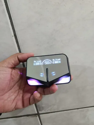 Fone Bluetooth TWS Kapbom KA-987 Gamer LED Display Bateria Android