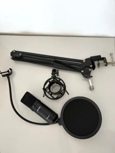 Kit Arcano Am-black-1 Usb + Pedestal Articulado + Am-f1