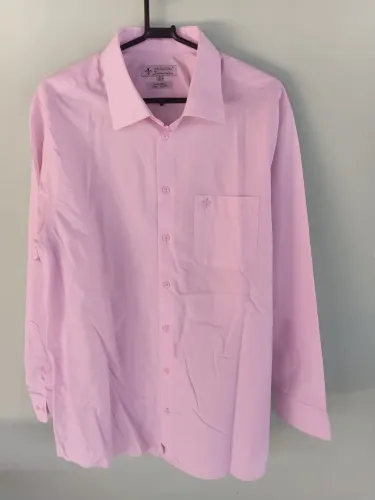 Camisa social Dudalina rosa 46 algodão egípcio ORIGINAL