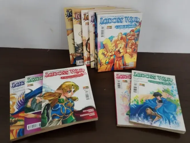 Lodoss War (Coleção com as mini-séries: A Lenda do Cavaleiro, A Bruxa Cinzenta, A Dama de