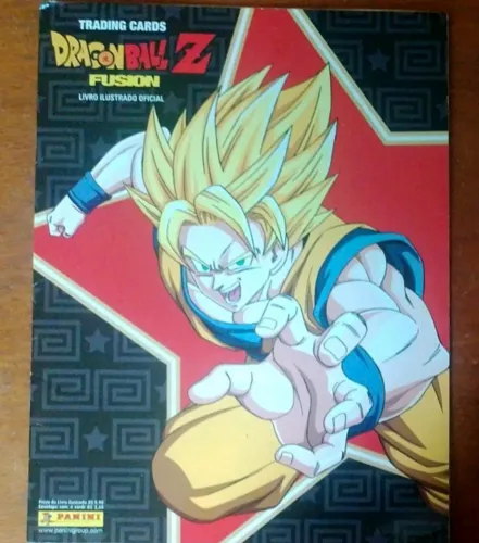 Álbum de Figurinhas Dragon Ball Fusion vazio