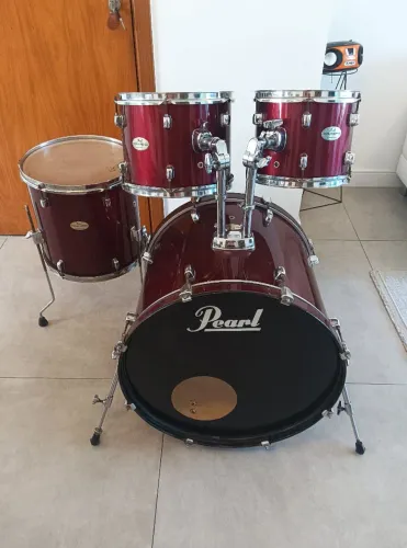 ## Shell pack de bateria Pearl Forum, Fusion, 10,12,14,22, raridade, ótimas condições!!