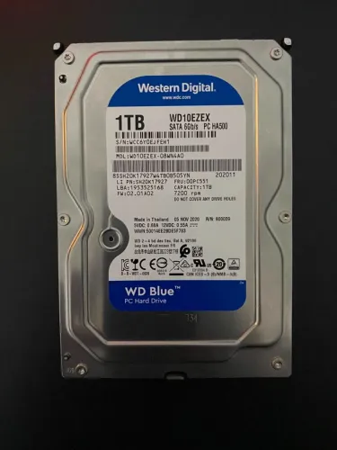 HD Western Digital WD Blue 1TB 3.5" SATA 6Gb/s 7200 RPM (Modelo WD10EZEX)