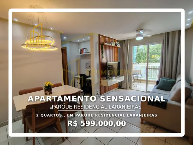 Incrível Apartamento com 2 Quartos e Suíte em Colina de Laranjeiras