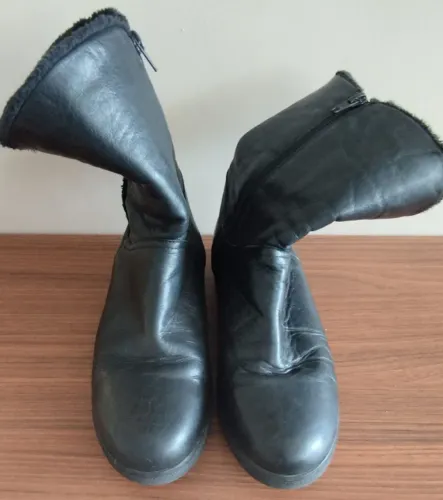 Bota de Couro Legitimo Femenino
