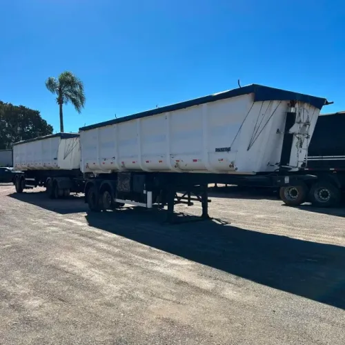 Carreta Rodocaçamba Basculante Pastre 2021 35+35 FINANCIA 100%
