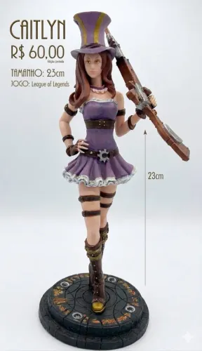 Action Figure Caitlyn League of Legends LOL