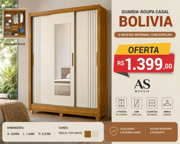 guarda roupa casal