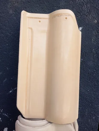 Telhas americana esmaltada marfim 