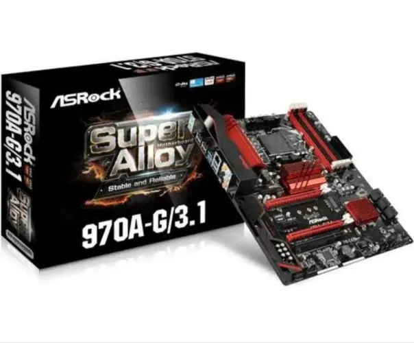 KIT Placa mãe 970a-g 3.1 + Processador Fx6100 + 6gb ram ddr3