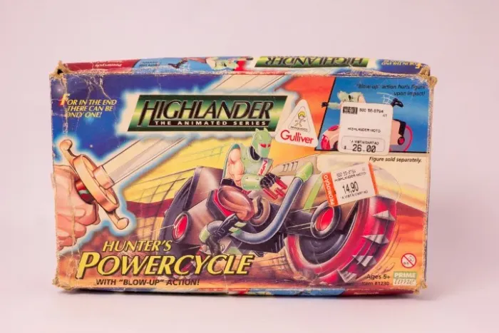 "Hunter's Powercycle" Moto série animada Highlander Prime Time Toys 1996