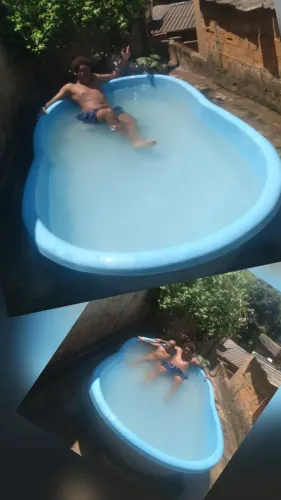 Piscina médio fibra $1.000,00