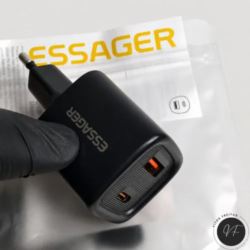 Fonte Essager 20W Saída Dupla | Entrega Grátis em VCA