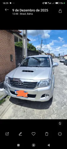 Toyota Hilux CD SRV D4-d 4X4 3.0 TDI Diesel AUT 2012