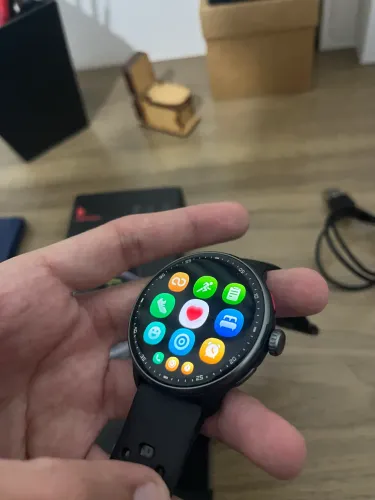 Relógio Smartwatch Bettdow Fb050 Gps Tela Amoled 1.43 Preto