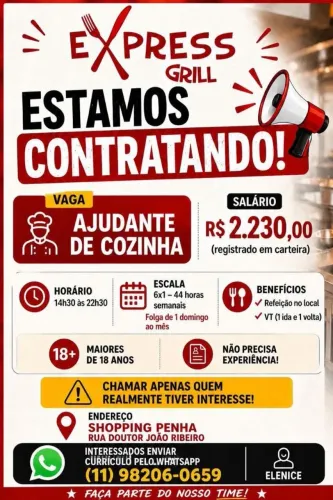 Ajudante de cozinha