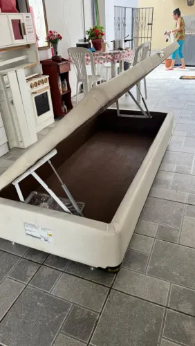 Cama box baú solteiro
