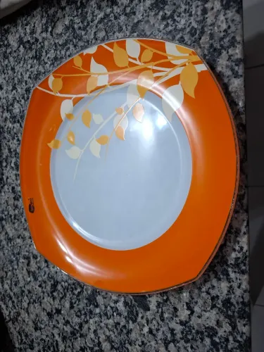Prato quadrado decorglass
