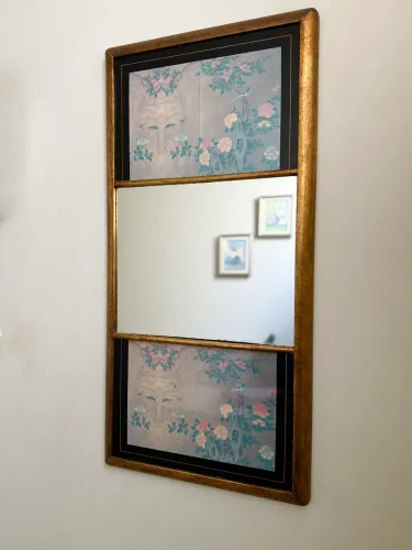 Espelho Vintage Decorativo em Madeira