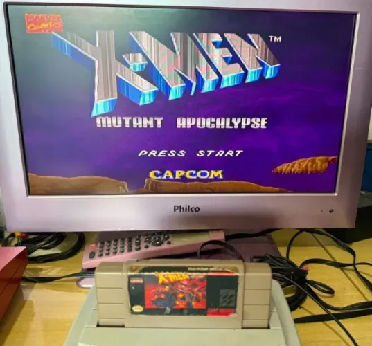 Jogo X-men Mutant Apocalypse Super Nintendo Snes Original