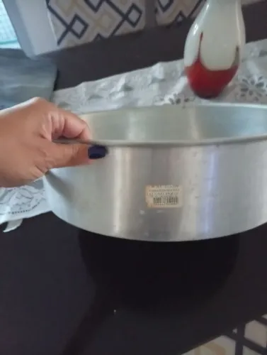 Forma de bolo alumínio grande