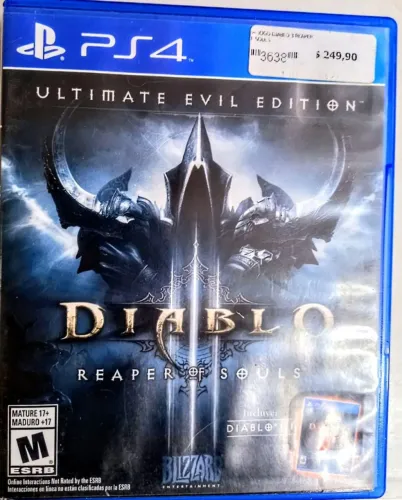 Jogo de videogame Diablo Ultimate Evil Edition original para PS4 