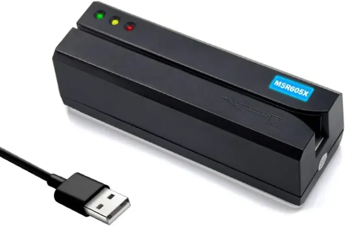 Leitor, gravador e codificador de cartões USB Deftun de 3 trilhas MSR605X