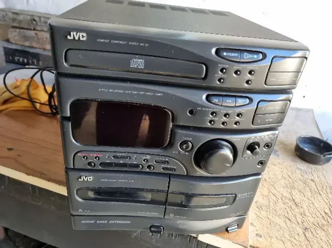 MICRO SYSTEM JVC CA-MXS-2BK MAD IN JAPAN USADO LER A DESCRIÇÃO