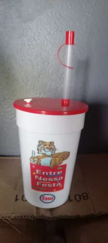 Copo de plástico promocional Esso